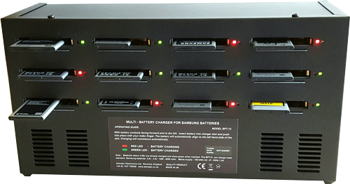 STP12 -  Professional Samsung Multi Battery Charger.  12 CHANNEL SAMSUNG MULTI TYPE BATTERY CHARGER.